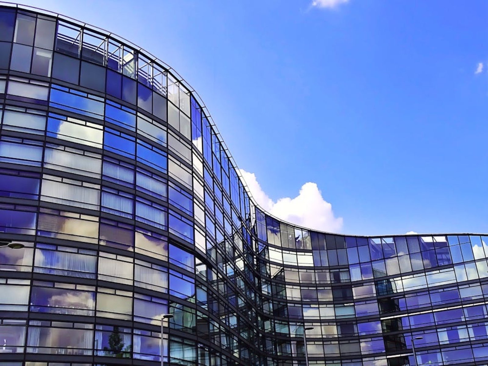 Glass facade architecture